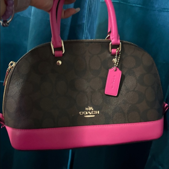 Coach EUC Cora pink 2017 crossbody handbag - Picture 2 of 11